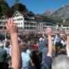 Open-air voting in Switzerland